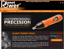 Tablet Screenshot of planetpowertools.com